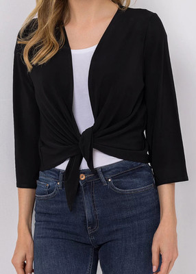 KIM & CO. Bolero, 3/4-Arm Deluxe Brazil Knit offene Front Gr M ( 40 / 42 ) N2-39