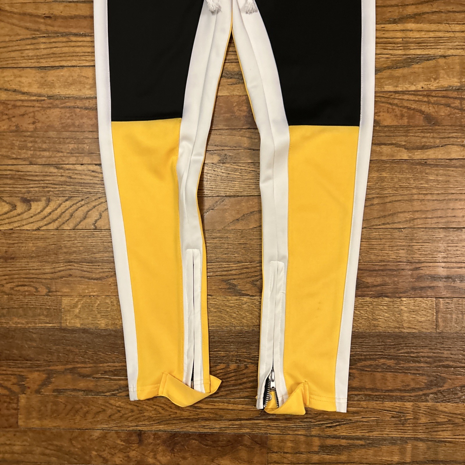 Fear Of God Fifth Collection Track Pants Size Medium Black White Yellow USA thumbnail 2