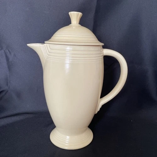 Vintage  Fiesta Ivory Coffee Pot 1936-1942 Original Fiestaware