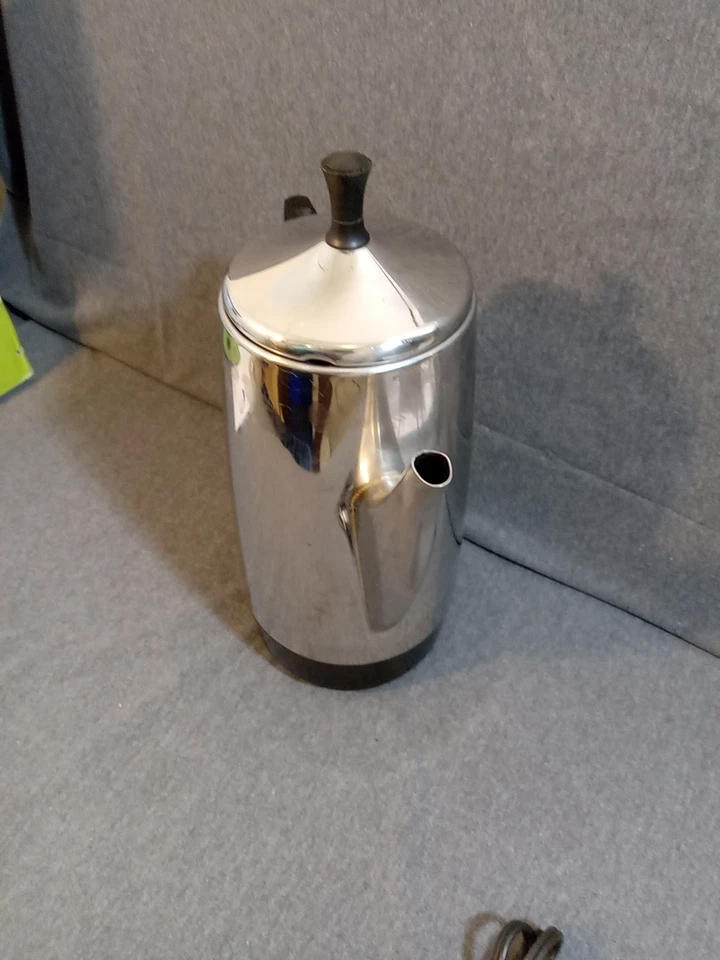 Presto Coffee Maker Silver Black 12 Cups Stainless Signal Light Manual 02811 - Image 4 of 4