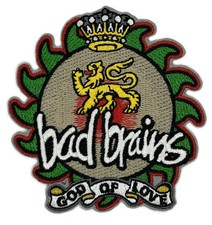 Bad Brains God of Love Rock Music Applique Embroidered Iron on Patch