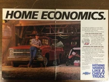 Misc 6016 Advertisement 1987 Chevrolet Pickup Truck 305 V8 2 page 2 piece