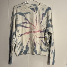 Spiritual Gangster Sweatshirt Womens Medium Tie Dye Bridget Raglan Pullover