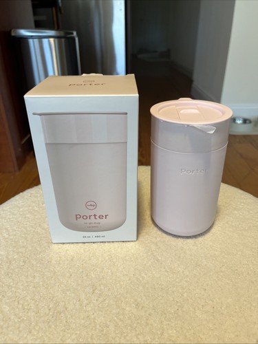 W&P Porter Keramiktasse mit schützender Silikonhülle, Rouge 16 Unzen Pink - Bild 7 von 7
