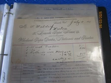 LINCOLN PAPER HOUSE JUL 11 1890  NEB LETTER INV EPHEMERA BUY 3 FREE SHIP