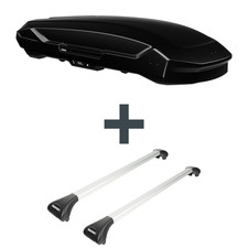 Dachbox Thule Motion 3 XL + Dachtr&auml;ger Menabo f&uuml;r Mercedes E-Klasse TModell S211