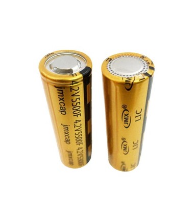 2PCS 4.2V 5500F Graphene Supercapacitors Farad Capacitor 21MM*70MM NEW