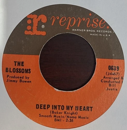 BLOSSOMS - Deep into my heart / Good, good, lovin' - REPRISE - Northern Soul 60s