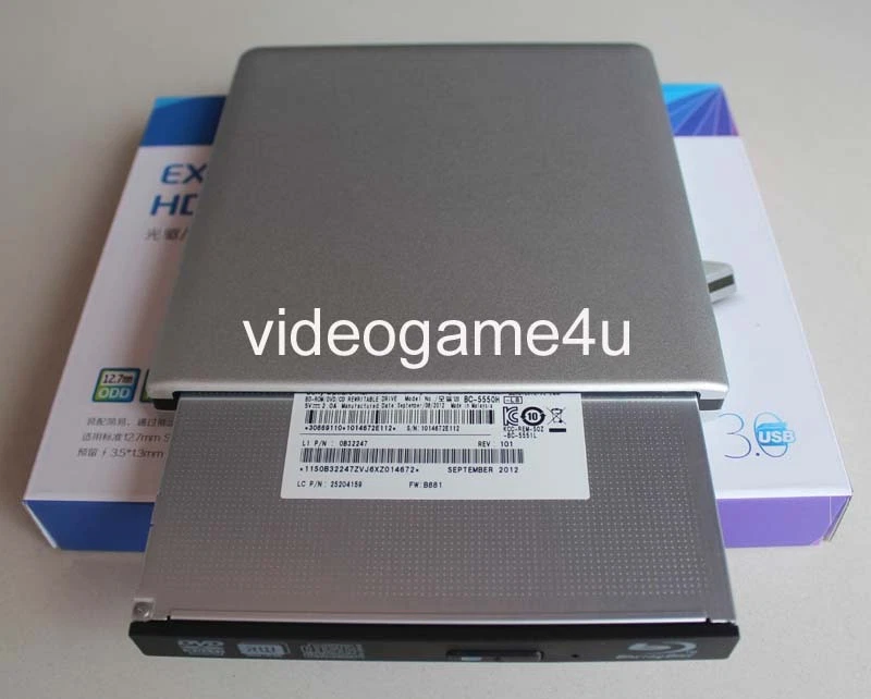 USB 3.0 externo Sony BC-5550H Blu-ray Combo BD-ROM Reproductor de unidad óptica Nuevo Foto 4 de 4