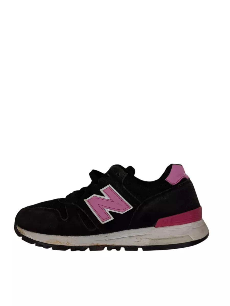 New balance black and pink store running shoes