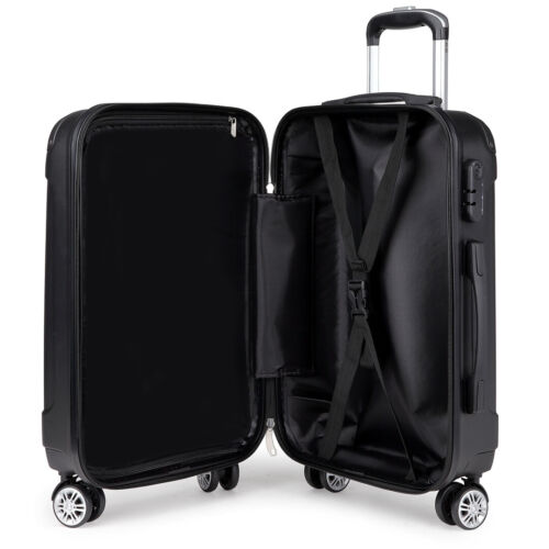 24 Zoll mittelgroßer Hartschalenkoffer Trolley 4 Rollen Reisegepäck Trolley Koffer - Bild 16 von 58