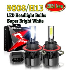 For 2004-2013 2014 Ford F150 2pc H13 9008 white LED Headlight Bulbs