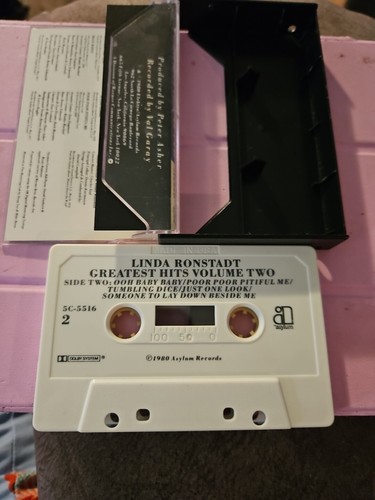 Linda Ronstadt Greatest Hits Vol 2 Cassette Tape 1980 Elektra Asylum (5C5 516) - Picture 5 of 5