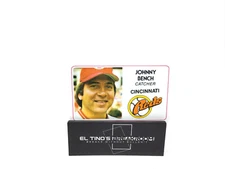 JOHNNY BENCH Topps Perma-Graphics Super Star Credit Card 125-001