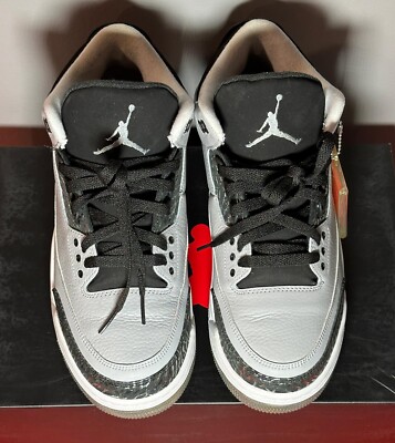 Size 9.5 - Air Jordan 3 Retro Wolf Grey 887223156192| eBay