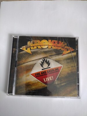 KROKUS FIRE AND GASOLINE LIVE CD 2004 REALITY ENTERTAINMENT RARE PROMO