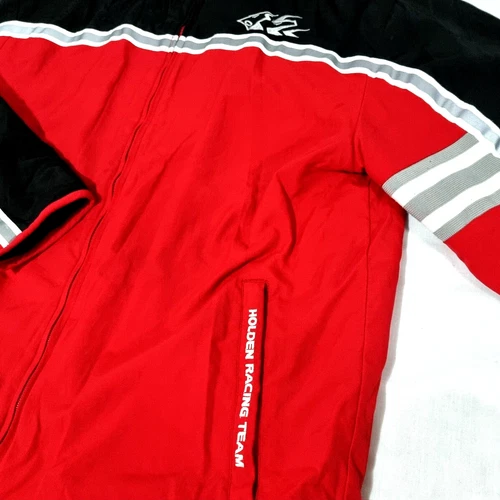 HRT Holden Racing Team Jacket Reversible Full Zip Black Red Men Size M image 6