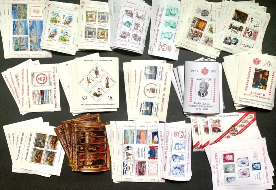 Mónaco #YT2191//YT2657 MNH CV €50,00 todos los diferentes valores en euros 1999-2014 Foto 4 de 4