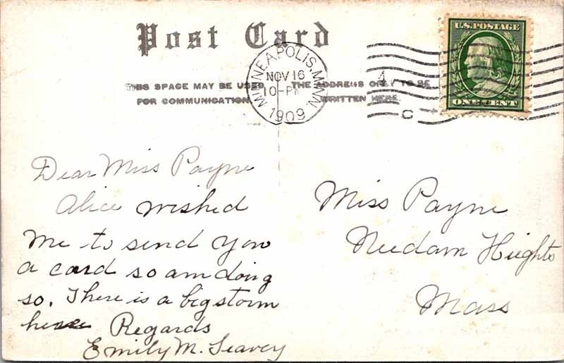 Postcard ROAD SCENE Minneapolis St. Paul Minnesota MN 10/19 AO7654 eBay