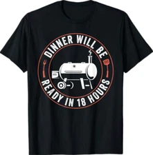 Bbq Dad Funny Smoking Meat Smoker Barbecue Dad Apparel T-Shirt