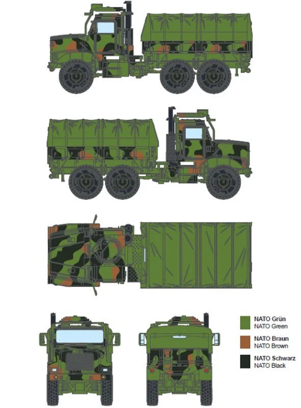 Oshkosh MTVR Mk.23, 7.5t Unarmored, USMC Arsenal-M 224200101 Plastic 1/87 - Image 2 of 2