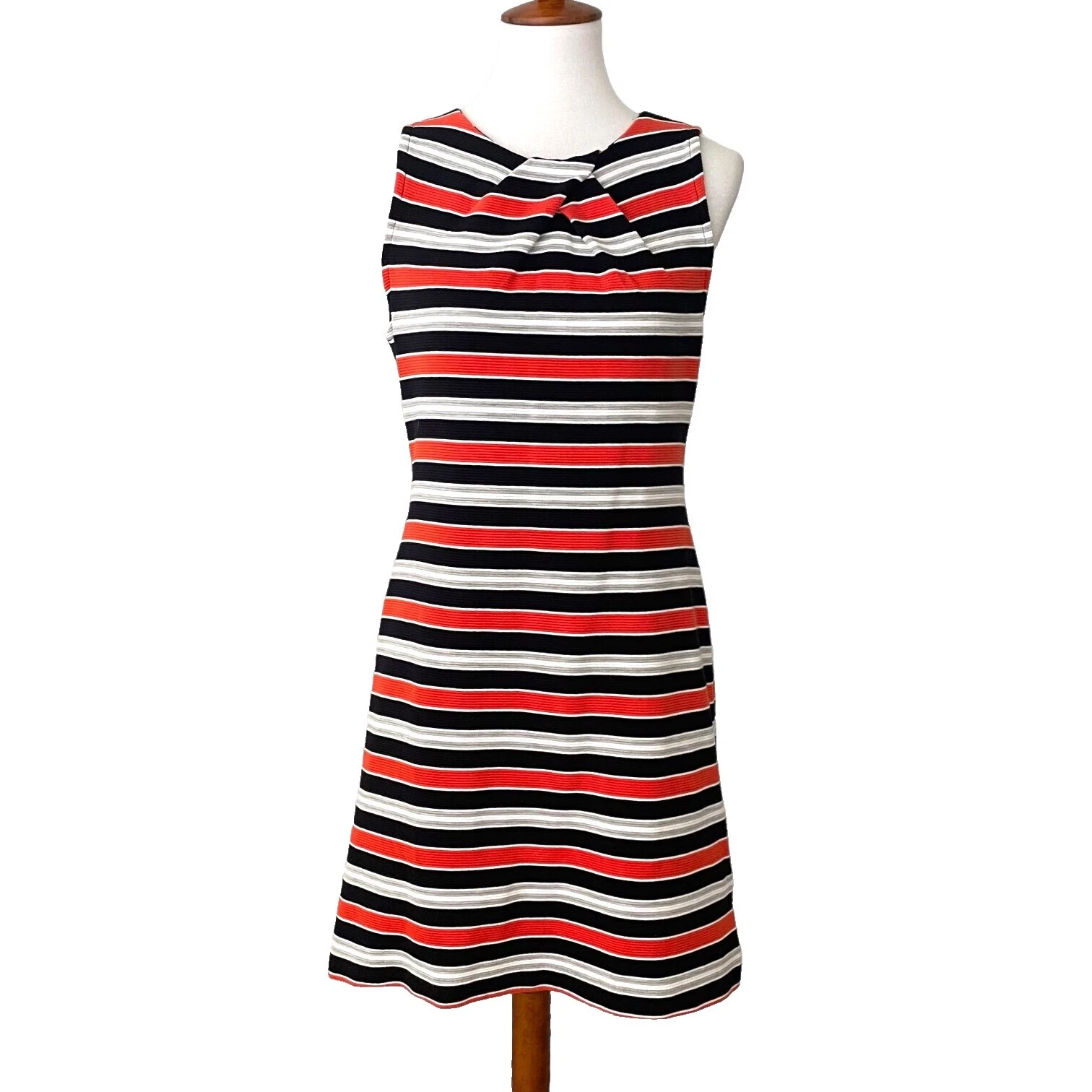 Liz Claiborne Knee Length Polyester Striped Dresses for Women