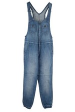 Levi's Women's Denim Overalls Red Tab Tapered Leg Cuffed Adjustable Overalls