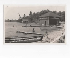 Wolverine Michigan Silver Lake Cabins RPPC 1920-1930