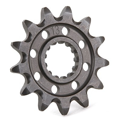 Pignon avant JTF1565.13 à 13 dents en acier forgé pour moto Kawasaki KXF 450 de 2006 à 2019
