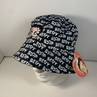 Betty Boop bucket hat, drawstring adjustable, 2021 Sasha Handbags vegan friendly