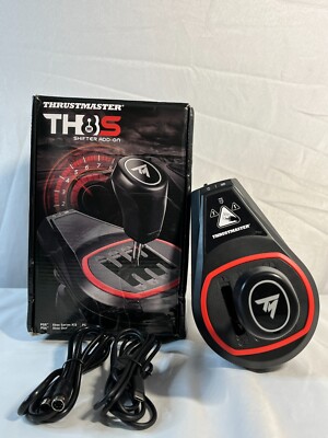 Thrustmaster TH8S Black Red Add On Shifter Compatible For PS5 PS4 PC