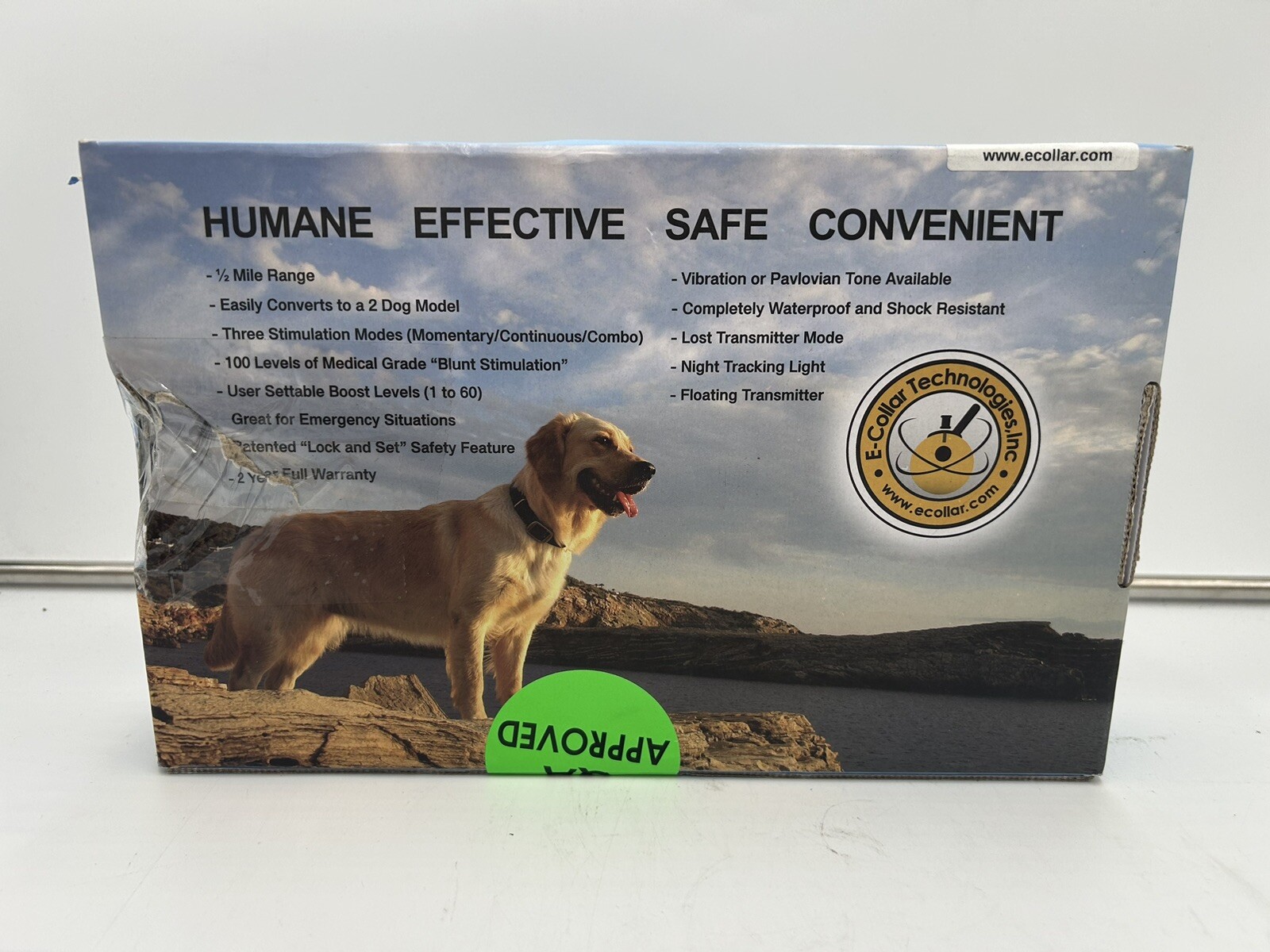 Mini Educator ECollar ET300 Remote Off Leash Dog Training 1/2 Mile