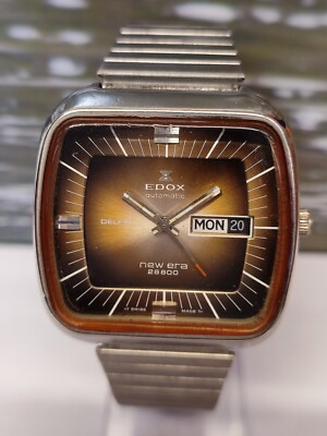 EDOX DELFIN NEW ERA 28800 AUTOMATIC BROWN DIAL 31517-18