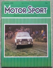 Motor Sport (Jan 1978) TVR Taimar, Alfasud, Granada, Gerard Larrouse, RAC Rally