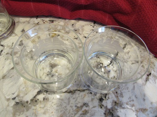 Clipper Ships By Tuscany, Old-Fashioned Whiskey Glasses Set of 4 Each - Picture 9 of 20