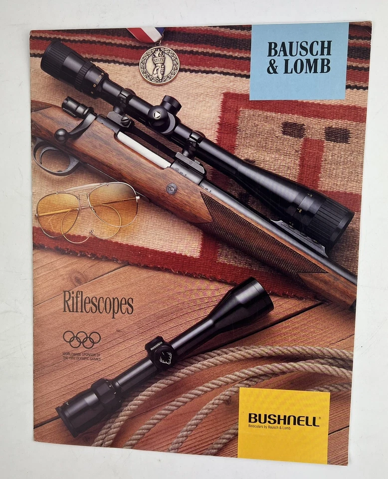 1991 Bushnell Optics Catalog Flyer Scopes Binoculars Bausch & Lomb - Image 4 of 4