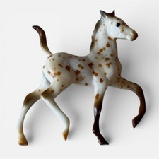 Breyer Stablemates Brown Leopard Trotting Foal | 1:32 Model Horses | #59979 READ
