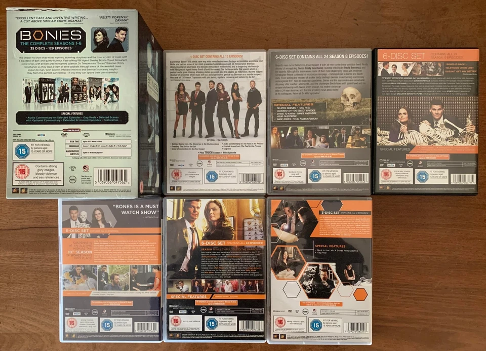 Bones The Complete Series 1-12 DVD Box Set - Image 4 of 4