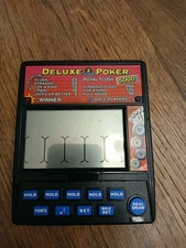 Radio Shack Deluxe 2 Player Poker Handheld Game Model 60-2656 Tested