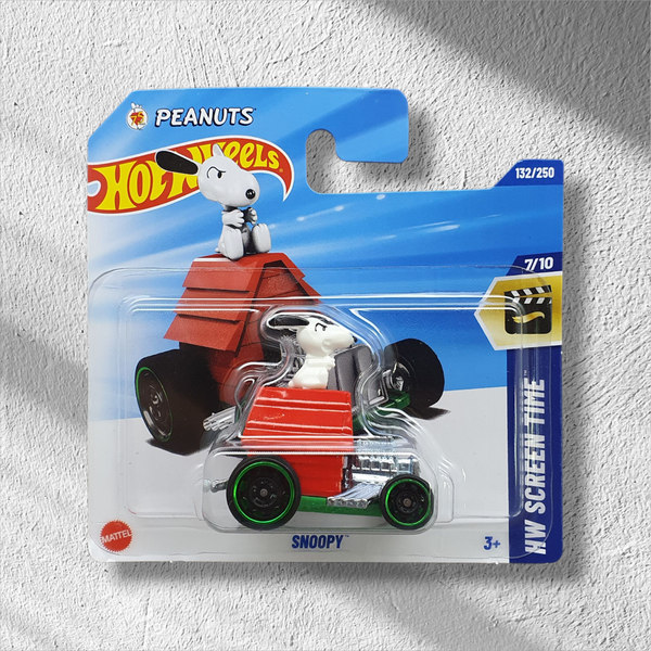 Hot Wheels Snoopy 75 Years Peanuts 132/250 Hw Screen Time 7/10 Mattel Neu & Ovp-image