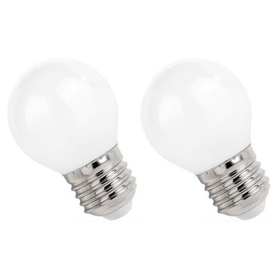 Spectrum E27 LED Lampe 1W 90lm 2700K Warmweiß 230V 2 Stück