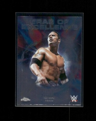 2026 Topps Chrome WWE The Rock #ERA-12 Eras of Excellence