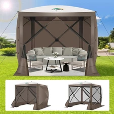 COBIZI Pop Up Gazebo Screen Tent House for Camping 8' x 8' Room Sidewalls