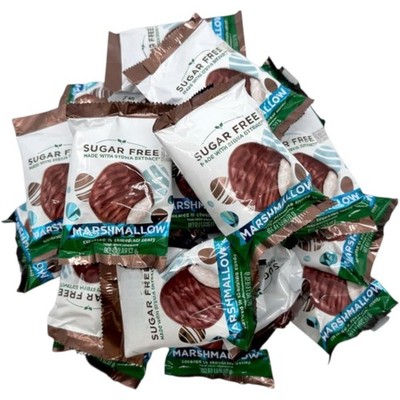 Easter Sugar Free Chocolate Covered Marshmallow Eggs 18 cnt Deliciously Craft...