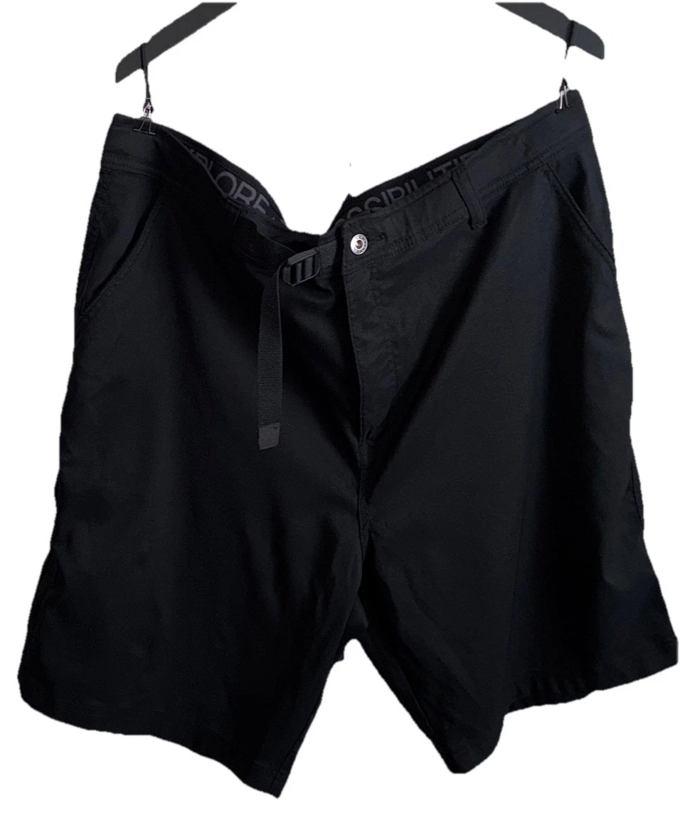 Gerry Men’s Black Hiking Outdoor Shorts Size 40 Adjustable Waist