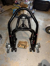 Professional Heavy-Duty Motorcycle Stand for Front and Rear Wheels Stand Lift