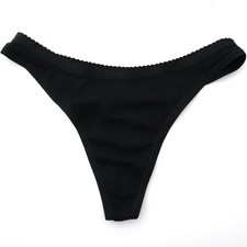 Victoria's Secret VTG 100 Cotton Signature Low Rise Thong Panty LARGE