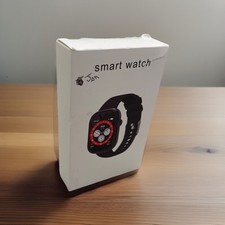 Smart Watch - Black Touchscreen Fitness Tracker Heart Rate Monitor NIB