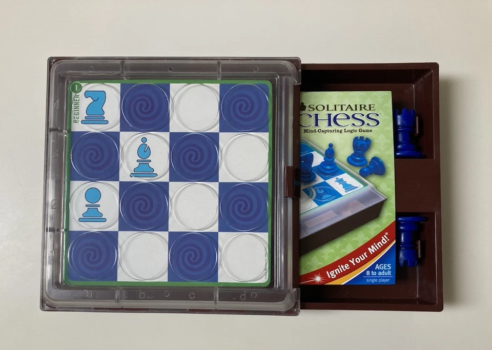 Solitaire Chess Logic Board Game Ages 8+ 1 Player Thinkfun Complete - Image 3 of 4
