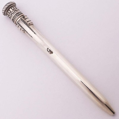 Curtis Australia Dais ''Gala'' Ballpoint Pen - Sterling, Parker Refills (New)